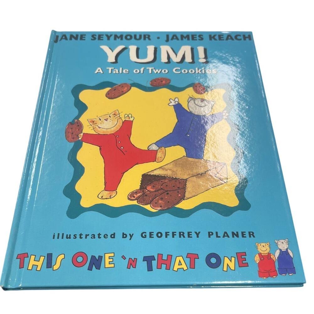 Yum Tale Two Cookies 1998 1st Ed HC Jane Seymour DJ Kids Book - Picture 9 of 11